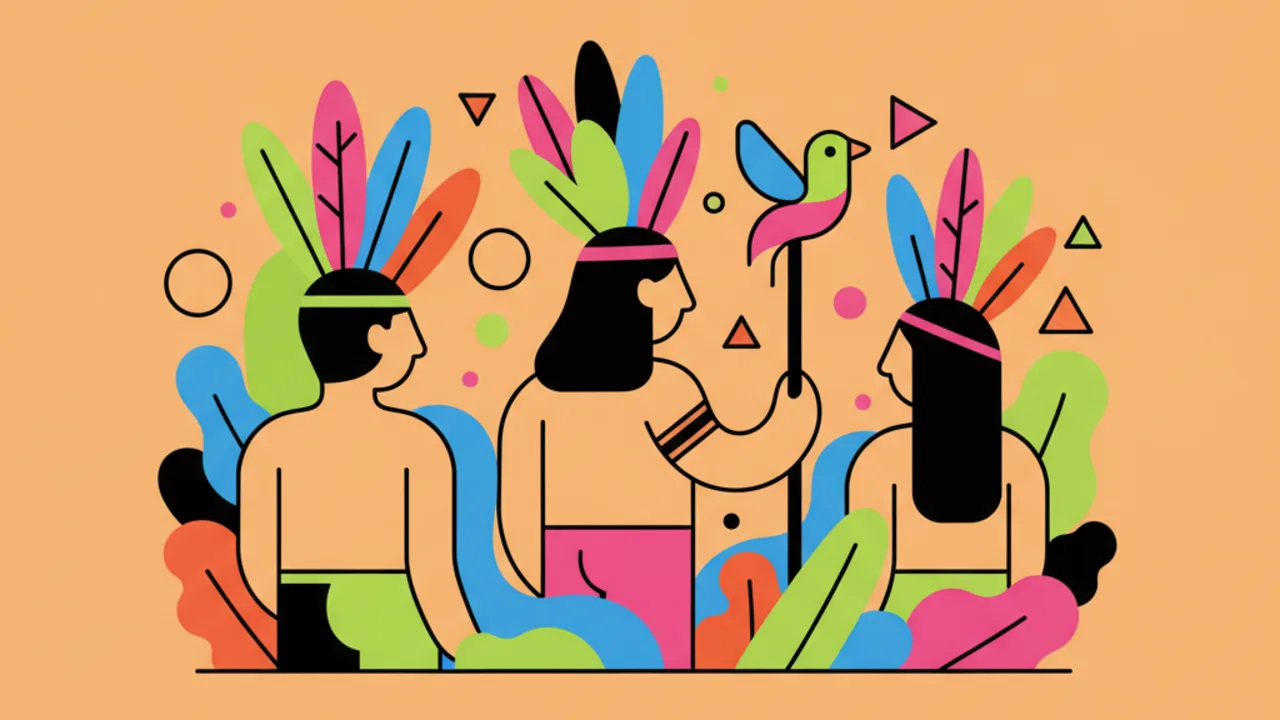Capa da coleção Homenajes creativos a los pueblos originarios para Instagram y Facebook
